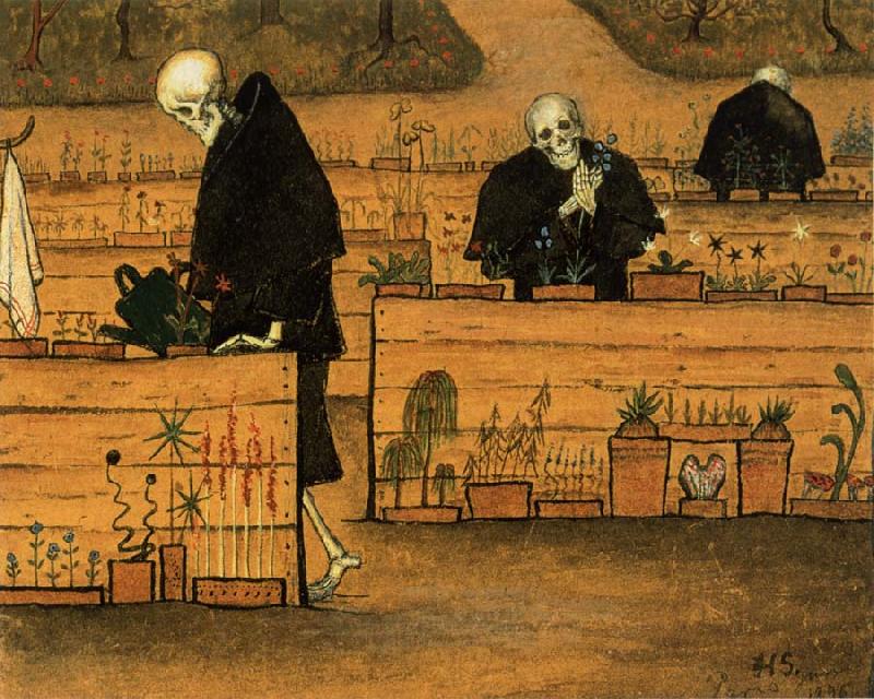 Hugo Simberg In the Garden of Death France oil painting art